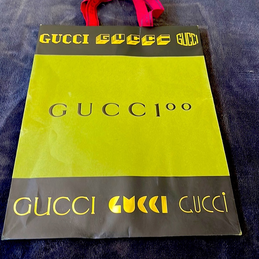 Gucci Shopping Bag 13.5in X 10in.
